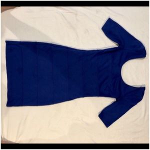 Bandeu- Body-Con Dress- Royal Blue